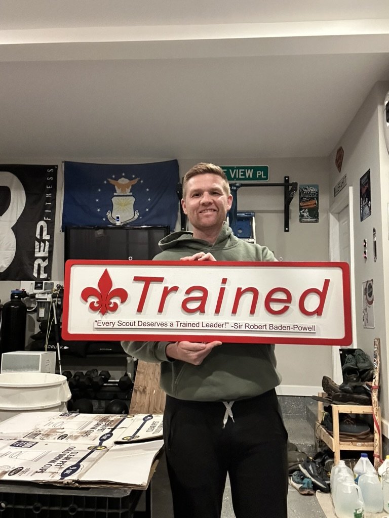 Trained Leader Wall Sign