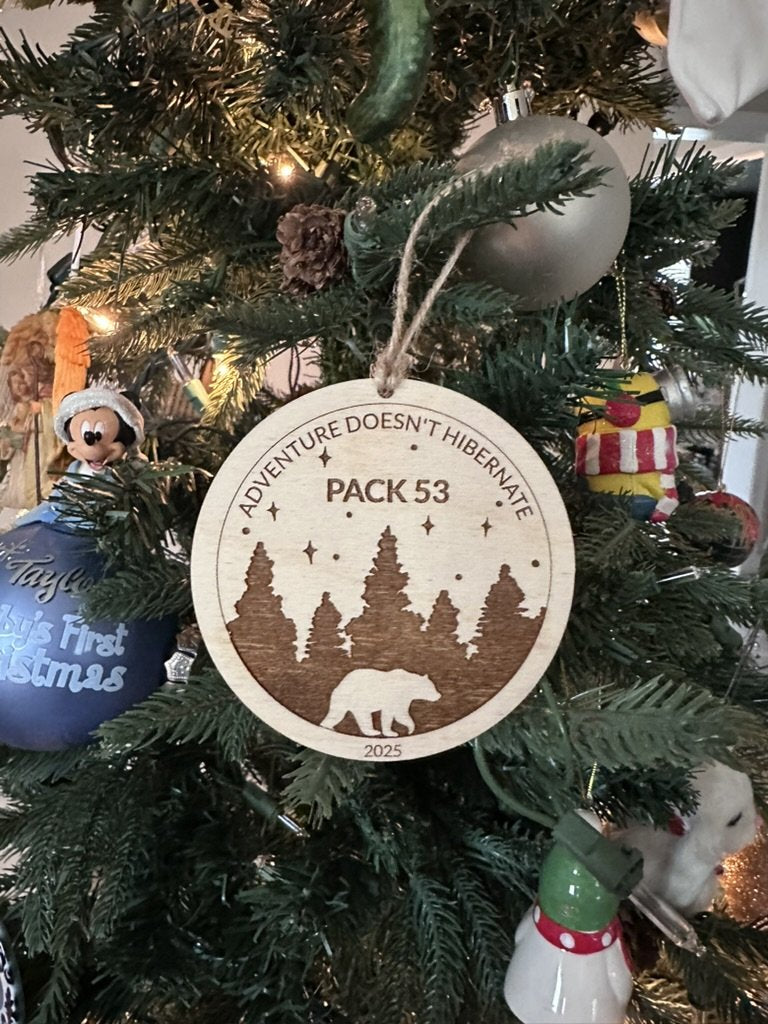 Pack Adventure Bear Ornament