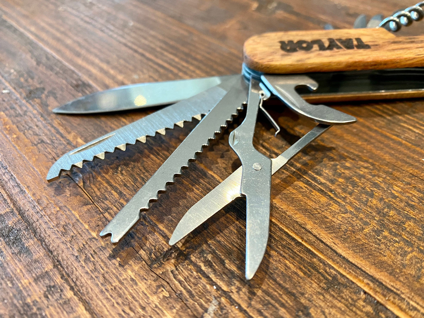 Custom Engraved Pocket Knife Multi-Tool