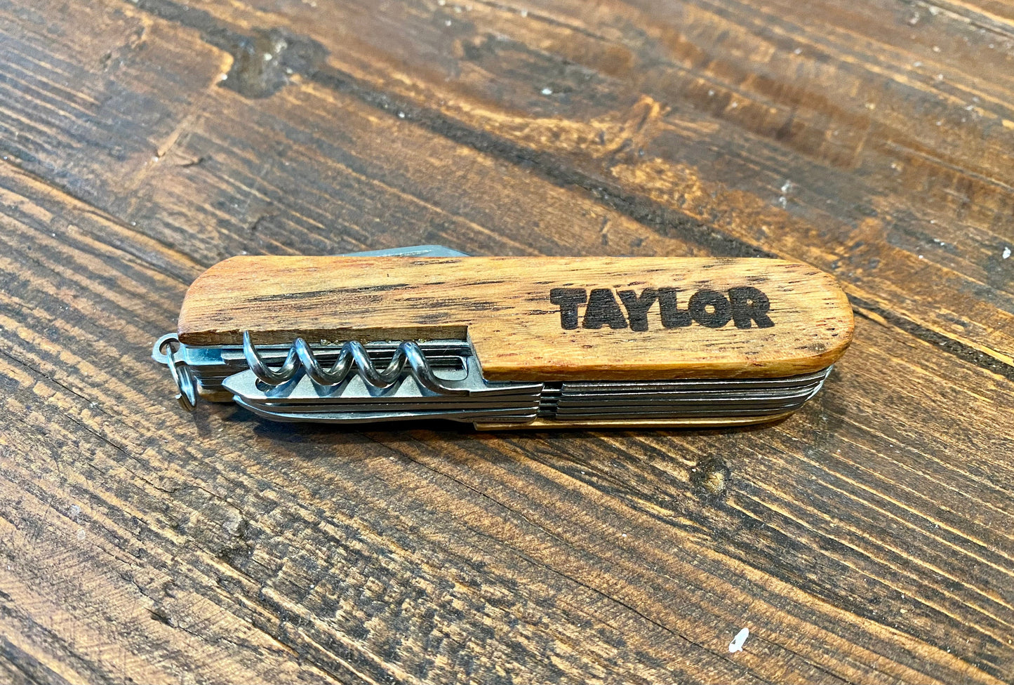 Custom Engraved Pocket Knife Multi-Tool
