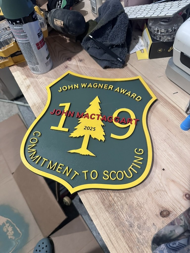 Commitment to Scouting Award Shield (National Forest Service)
