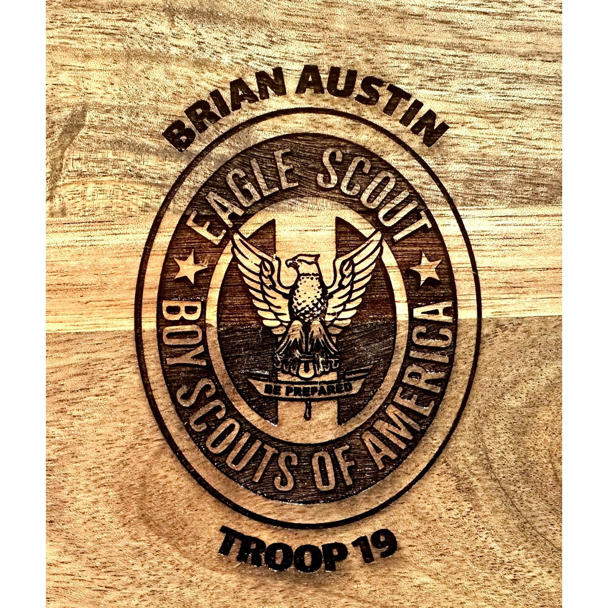 Eagle Scout Cutting Board - Remember Your Eagle Journey!