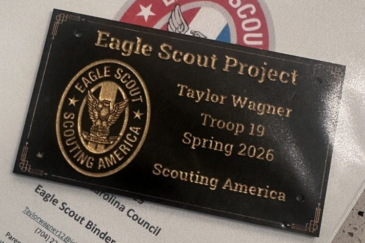 Eagle Scout Project Plaque