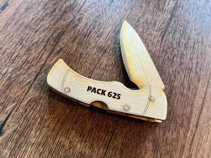 Personalized Wooden Pocket Knife Kit