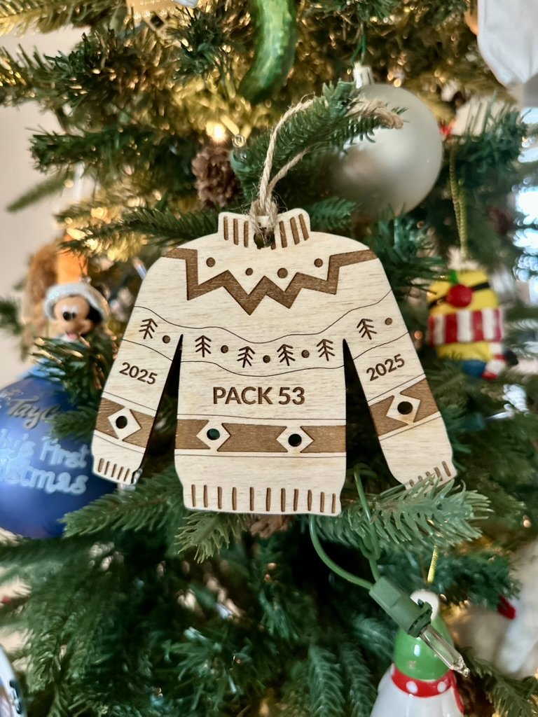 Pack Ugly Sweater Ornament