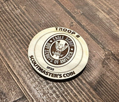 Scoutmaster's Coin (25 count - Just $2.99 each!)